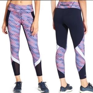 Athleta Electra Sonar 7/8 Yoga Gym Fitness Legging EUC 456987 XXS